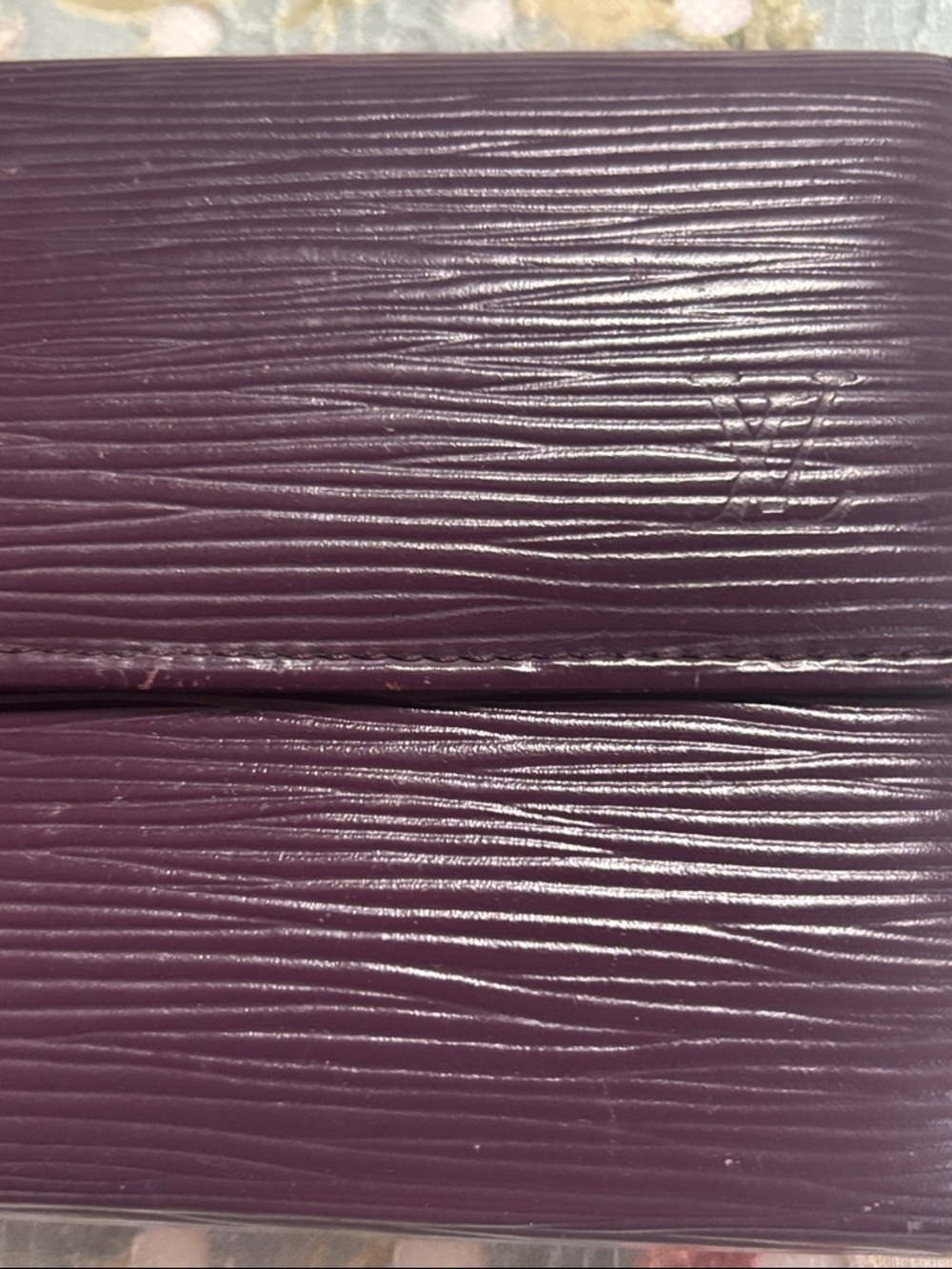 Louis Vuitton Plum Epi Leather Wallet w/COA - Picture 3 of 14